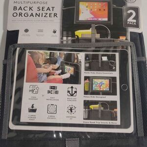 2 pack back seat organizer